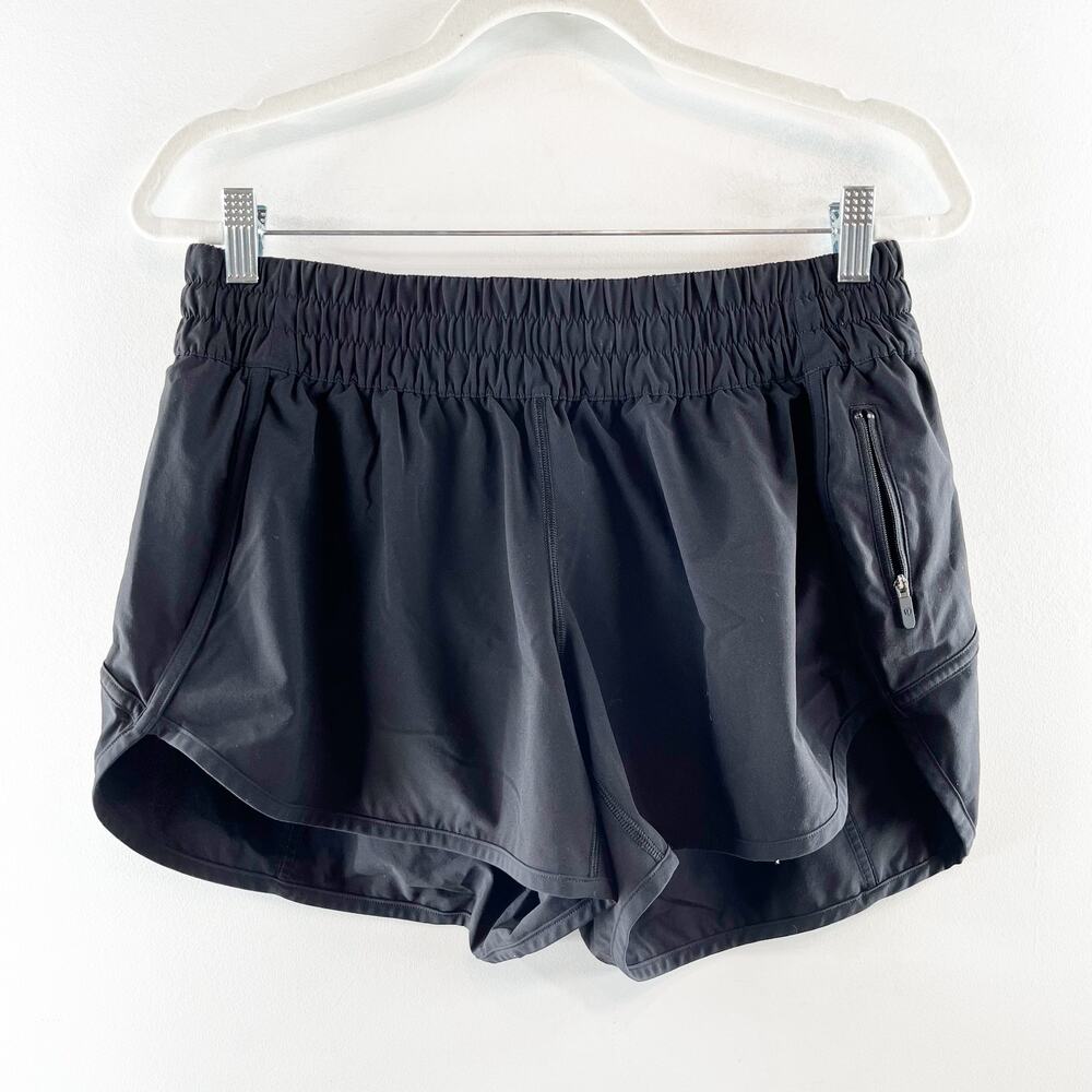 Lululemon Tracker Lined Running Shorts V 4" Black… - image 4